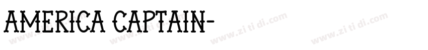 America Captain字体转换